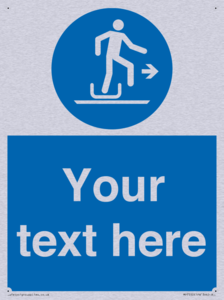 Custom Alighting from a toboggan to the right